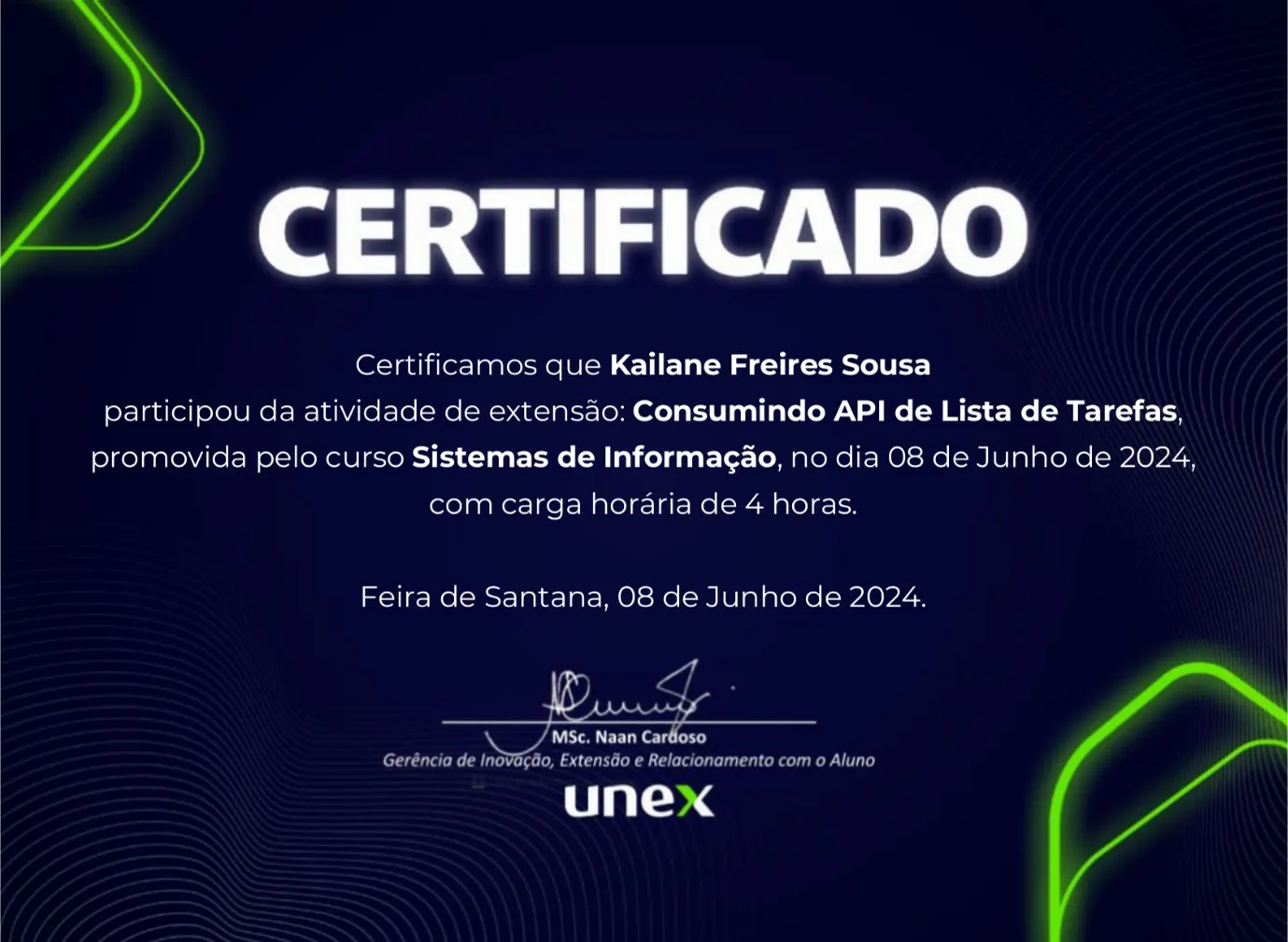Certificado: Consumindo API REST