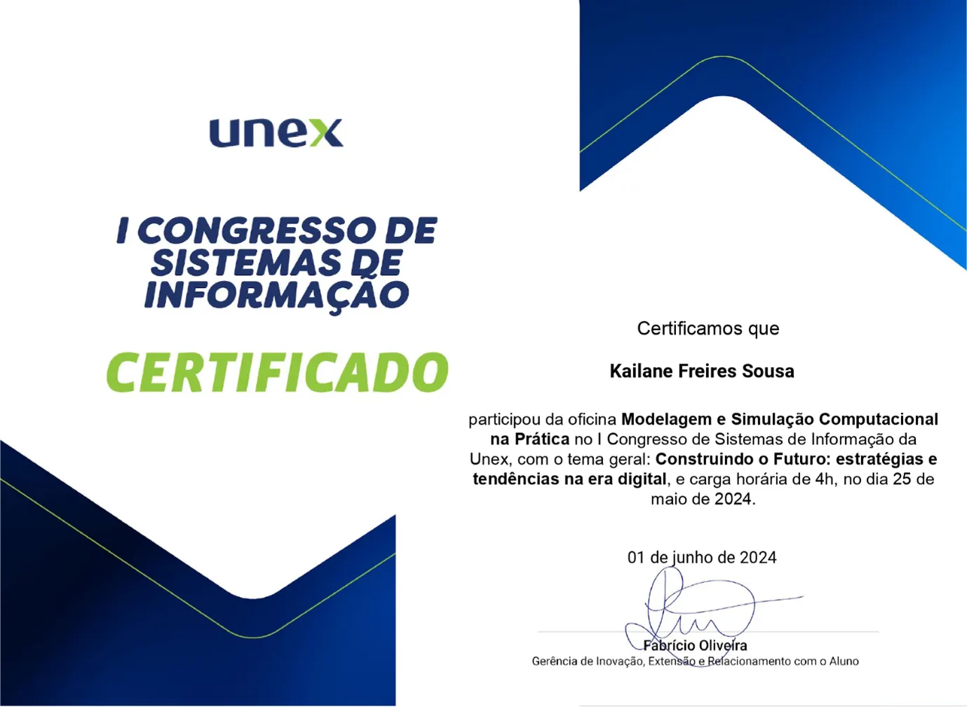 Certificado: Modelagem Computacional